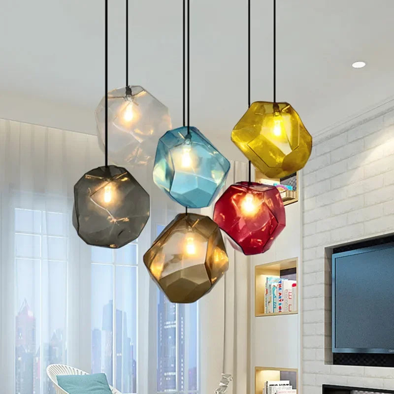 Luminaire Suspension design art déco – Référence : Halina7523-ILLUMEEN.COM