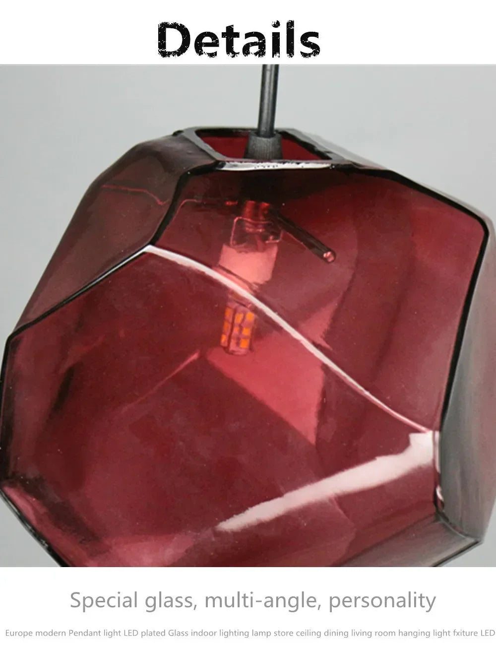 Luminaire Suspension design art déco – Référence : Halina7523-ILLUMEEN.COM