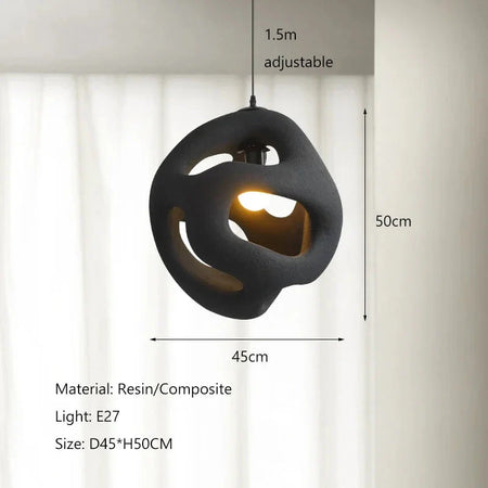 Luminaire Suspension design moderne en résine – Référence : Alvyn5632-ILLUMEEN.COM
