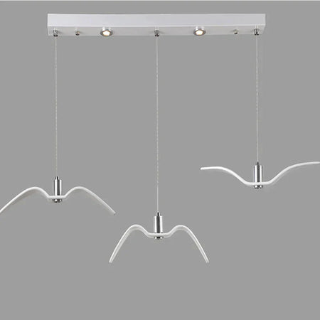 Luminaire Suspension finition aluminium et résine – Référence : Marisol4823-ILLUMEEN.COM