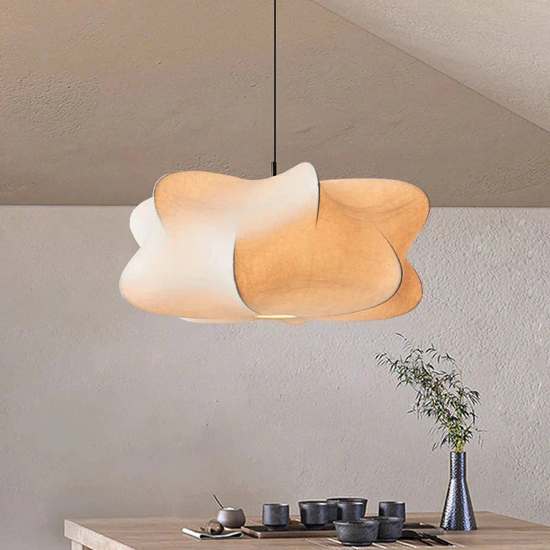 Luminaire Suspension soie tricotée raffinée – Référence : Ellyan5273-ILLUMEEN.COM