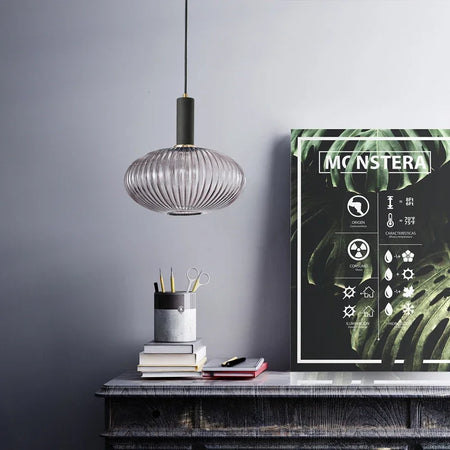 Luminaire Suspension verre blanc élégant – Référence : Camélia4732-ILLUMEEN.COM