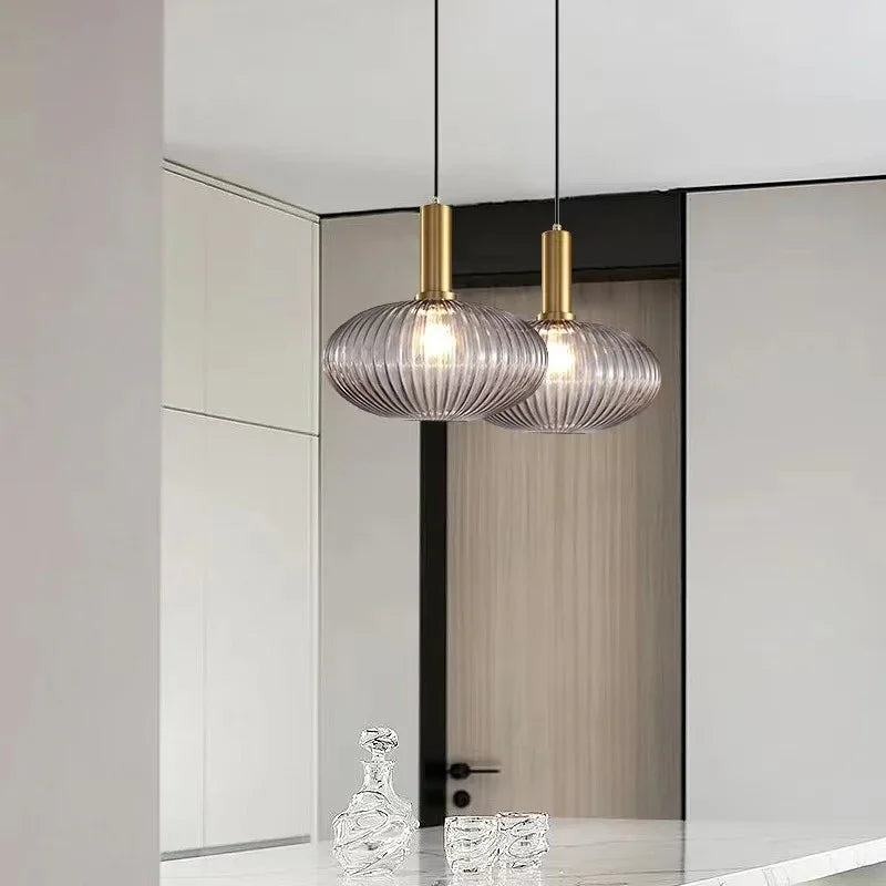 Luminaire Suspension verre blanc élégant – Référence : Camélia4732-ILLUMEEN.COM