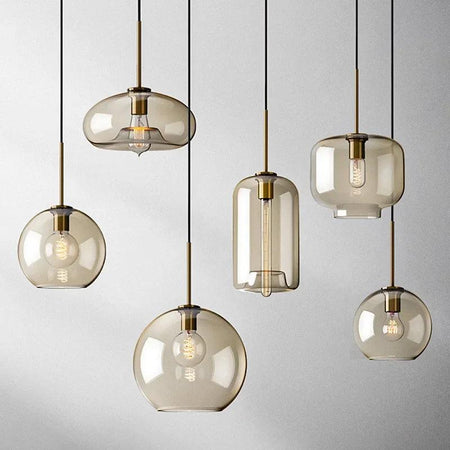 Luminaire Suspension design élégant en verre et métal – Référence : Marvyn5274-ILLUMEEN.COM