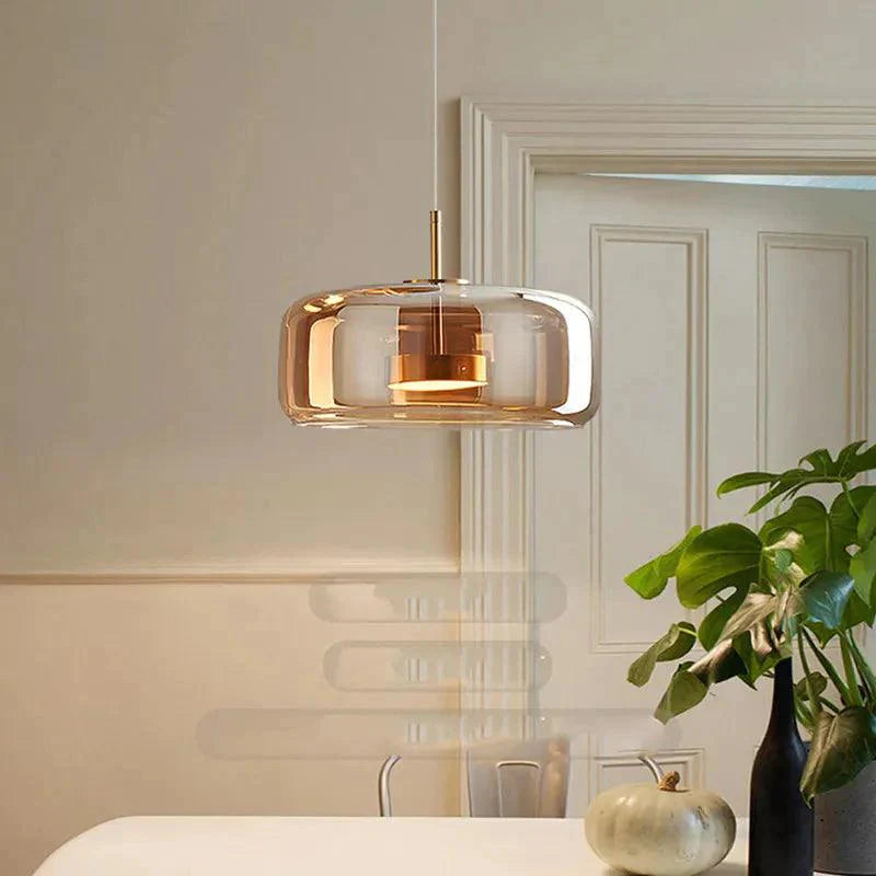Luminaire Suspension verre fumé contemporain – Référence : Loriane5823-ILLUMEEN.COM