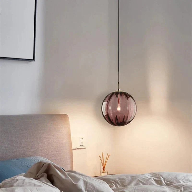 Luminaire Suspension verre fumé élégant – Référence : Alista4825-ILLUMEEN.COM