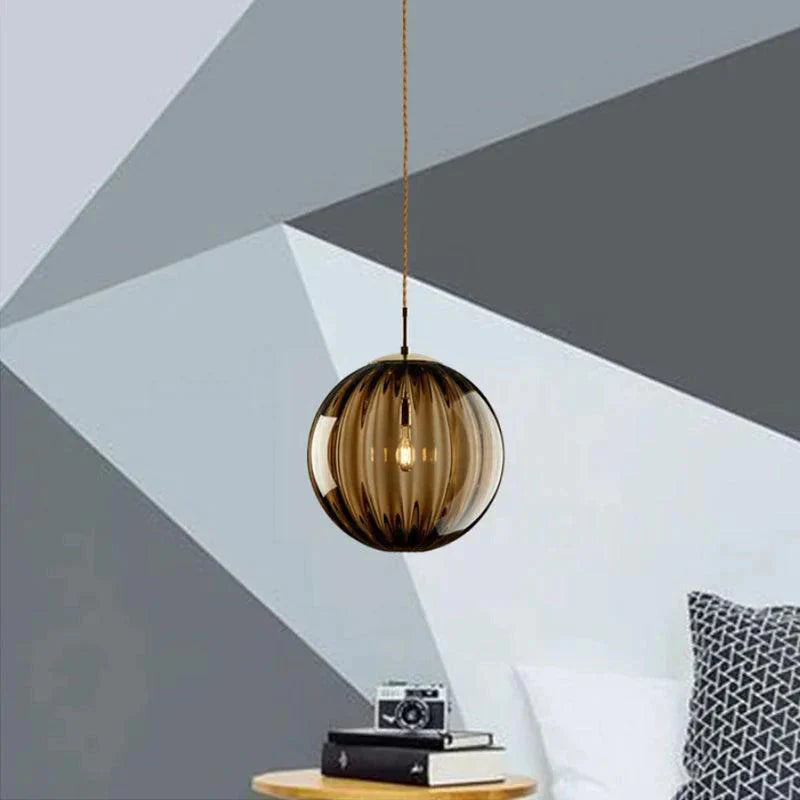Luminaire Suspension verre fumé élégant – Référence : Alista4825-ILLUMEEN.COM