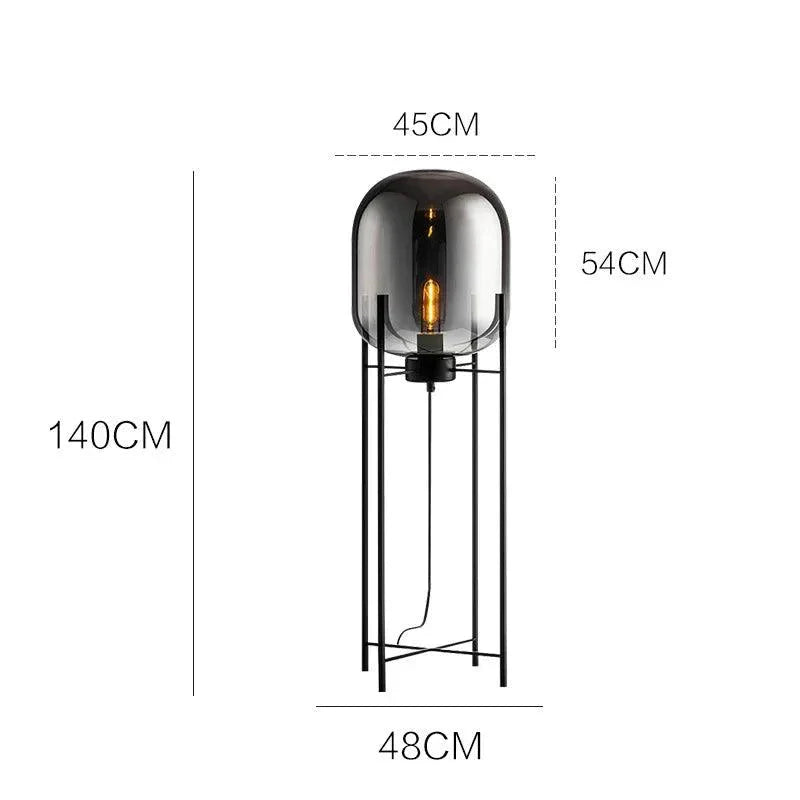 Luminaire Lampadaire style industriel – Référence : Léna3847-ILLUMEEN.COM
