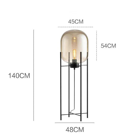 Luminaire Lampadaire style industriel – Référence : Léna3847-ILLUMEEN.COM