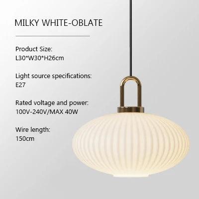 Luminaire Suspension verre strié doré – Référence : Maelis4592-ILLUMEEN.COM