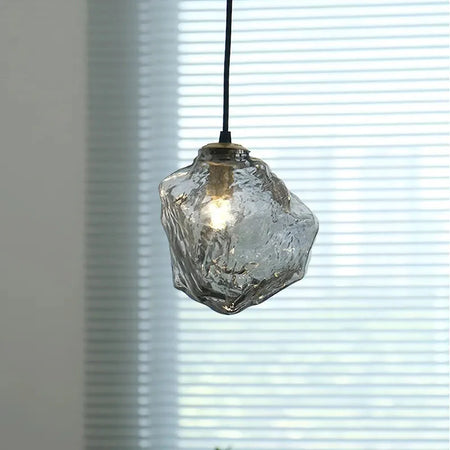 Luminaire Suspension verre texturé contemporain – Référence : Odyssée5723-ILLUMEEN.COM