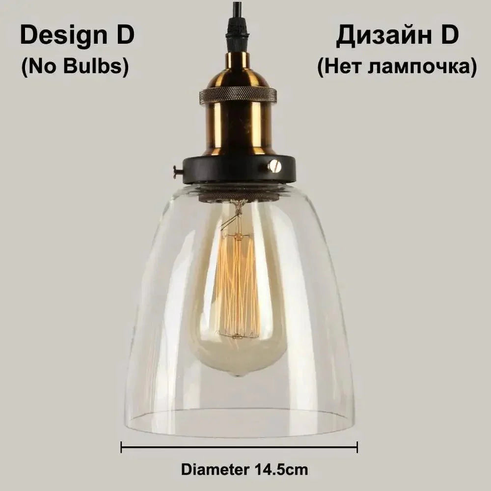 Luminaire Suspension verre transparent – Référence : Marvyn4523-ILLUMEEN.COM