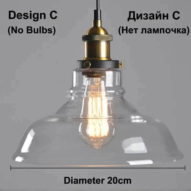Luminaire Suspension verre transparent – Référence : Marvyn4523-ILLUMEEN.COM