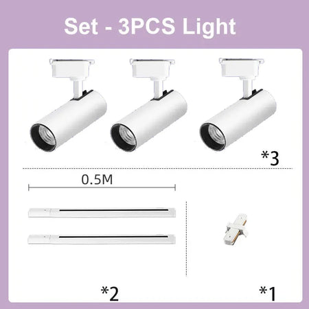 Luminaire Spot tête directionnelle chrome – Référence : Elouan3572-ILLUMEEN.COM