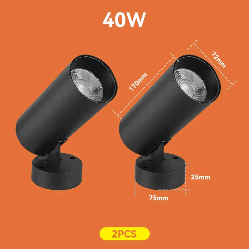 Luminaire Spot tête directionnelle chromée – Référence : Liora3472-ILLUMEEN.COM