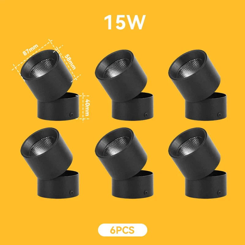 Luminaire Spot tête directionnelle chromée – Référence : Liora3472-ILLUMEEN.COM