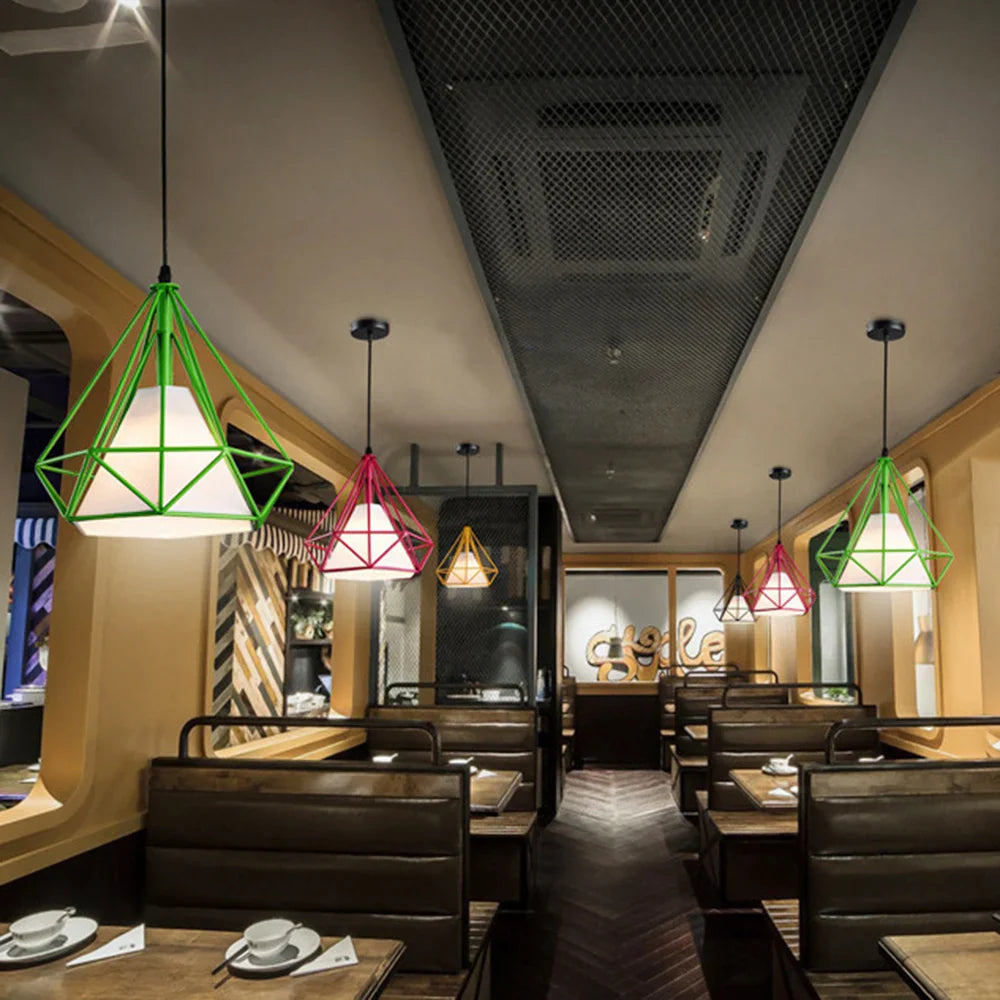 Luminaire Suspension design géométrique en laiton – Référence : Marvyn5723-ILLUMEEN.COM