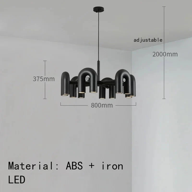 Luminaire Suspension forme organique en métal doré – Référence : Marisol8423-ILLUMEEN.COM