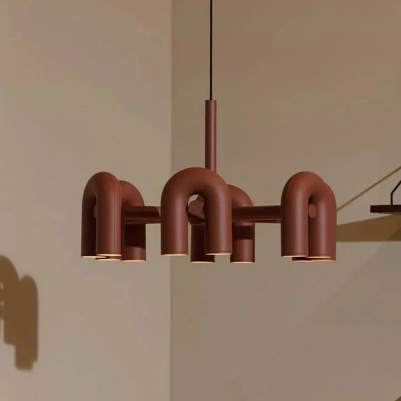 Luminaire Suspension forme organique en métal doré – Référence : Marisol8423-ILLUMEEN.COM