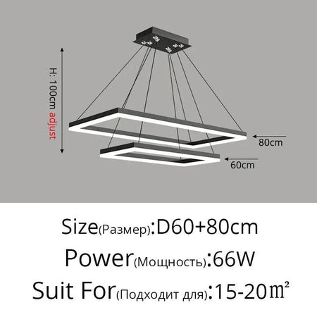 Luminaire Suspension design contemporain en métal – Référence : Loriane5623-ILLUMEEN.COM