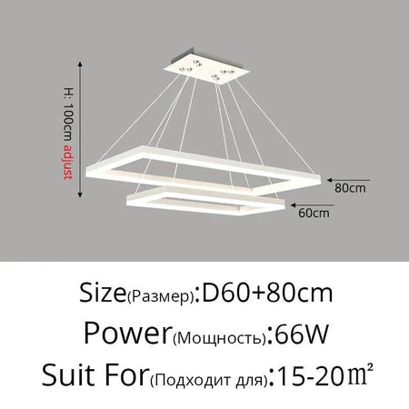 Luminaire Suspension design contemporain en métal – Référence : Loriane5623-ILLUMEEN.COM