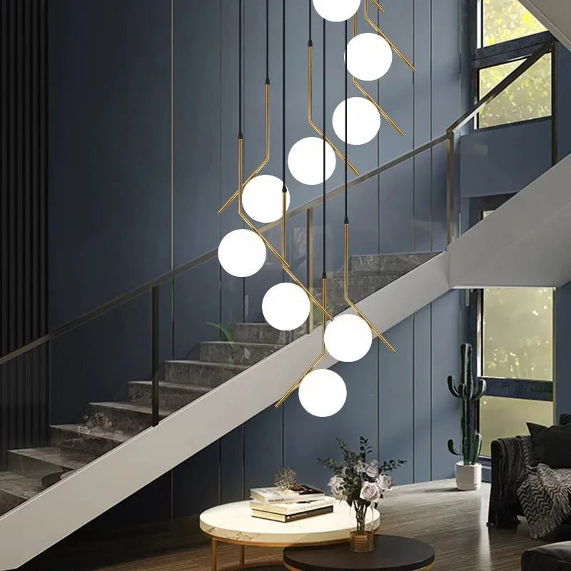 Luminaire Suspension design moderne en laiton – Référence : Calyx4730-ILLUMEEN.COM