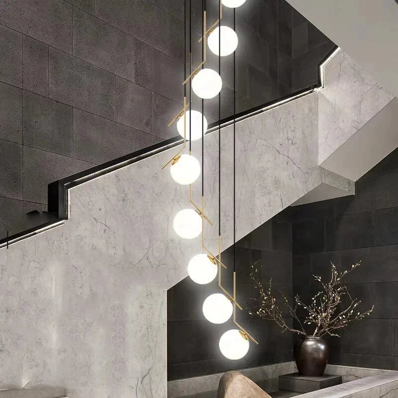 Luminaire Suspension design moderne en laiton – Référence : Calyx4730-ILLUMEEN.COM