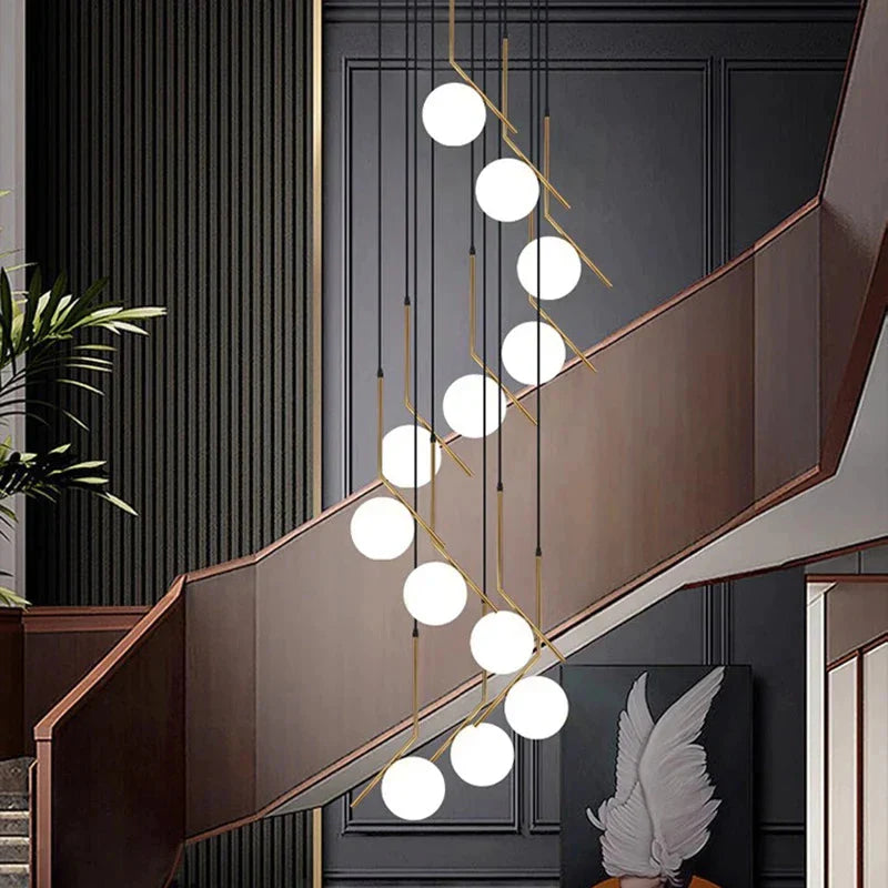 Luminaire Suspension design moderne en laiton – Référence : Calyx4730-ILLUMEEN.COM