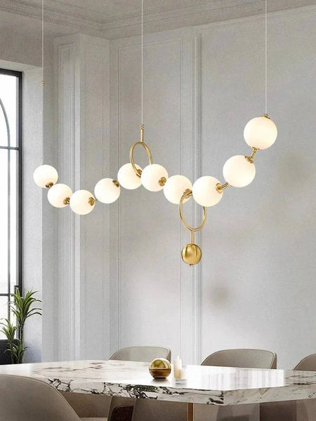 Luminaire Suspension design contemporain en acrylique – Référence : Maren5678-ILLUMEEN.COM