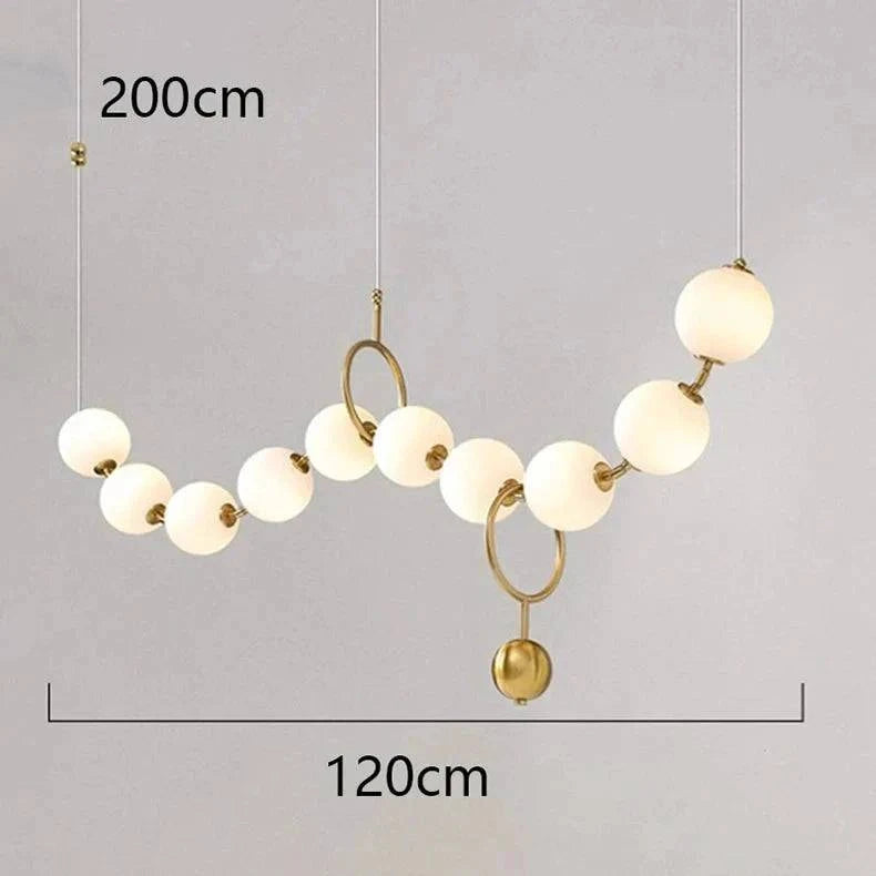 Luminaire Suspension design contemporain en acrylique – Référence : Maren5678-ILLUMEEN.COM