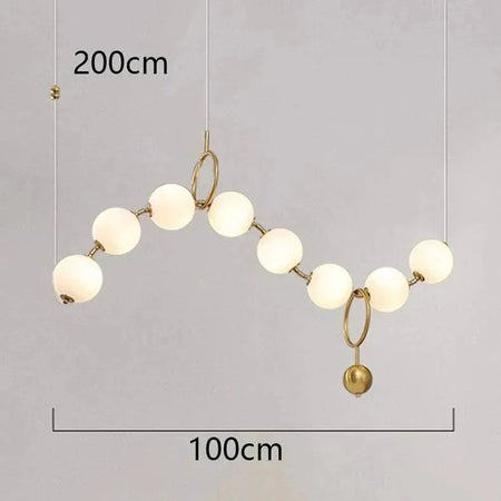 Luminaire Suspension design contemporain en acrylique – Référence : Maren5678-ILLUMEEN.COM