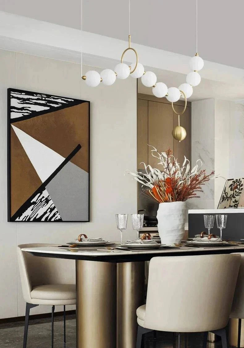 Luminaire Suspension design contemporain en acrylique – Référence : Maren5678-ILLUMEEN.COM