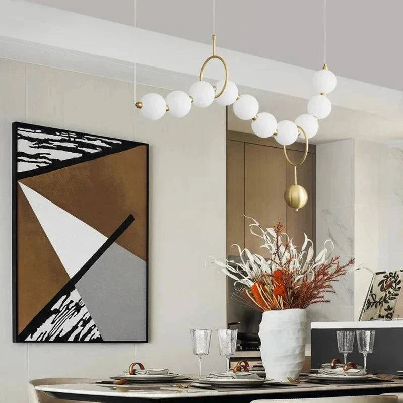 Luminaire Suspension design contemporain en acrylique – Référence : Maren5678-ILLUMEEN.COM