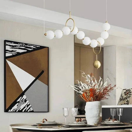 Luminaire Suspension design contemporain en acrylique – Référence : Maren5678-ILLUMEEN.COM