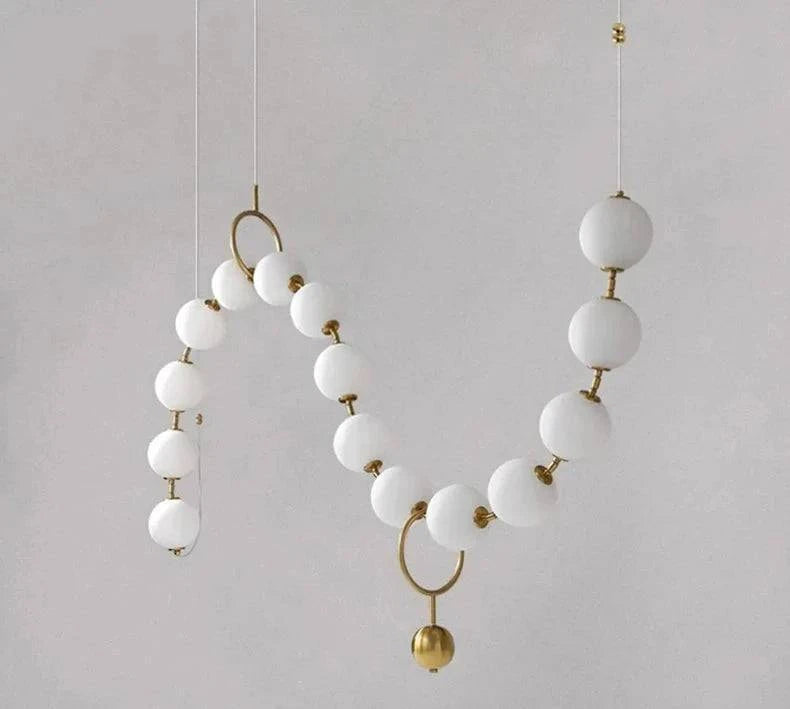 Luminaire Suspension design contemporain en acrylique – Référence : Maren5678-ILLUMEEN.COM