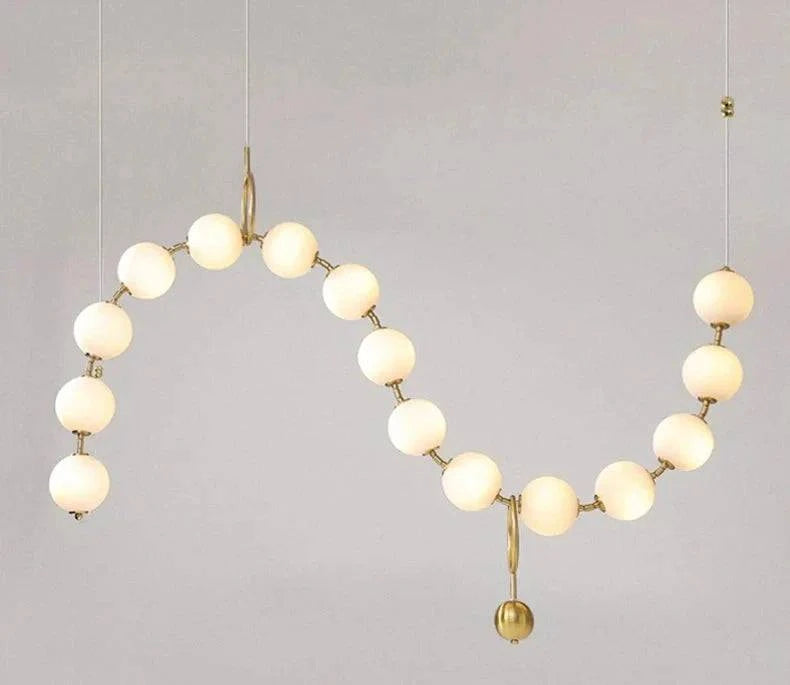 Luminaire Suspension design contemporain en acrylique – Référence : Maren5678-ILLUMEEN.COM