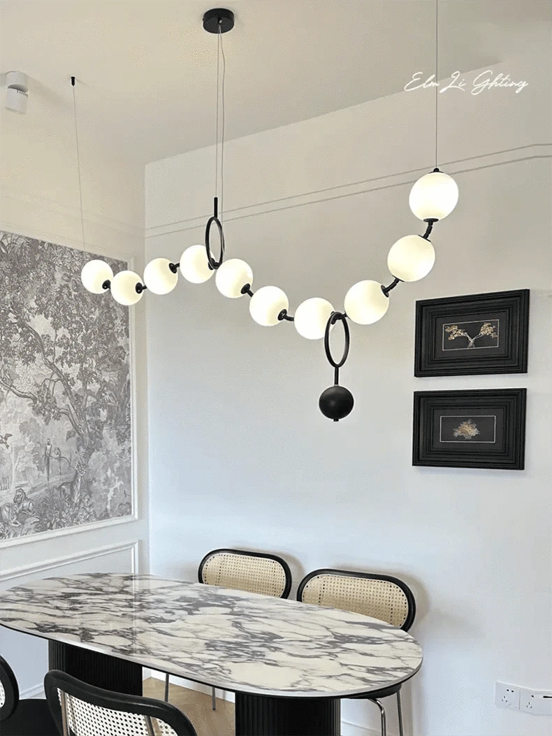 Luminaire Suspension design contemporain en acrylique – Référence : Maren5678-ILLUMEEN.COM