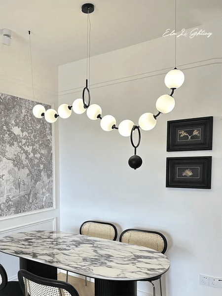 Luminaire Suspension design contemporain en acrylique – Référence : Maren5678-ILLUMEEN.COM