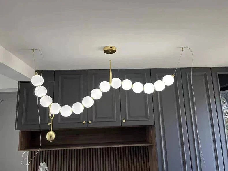 Luminaire Suspension design contemporain en acrylique – Référence : Maren5678-ILLUMEEN.COM