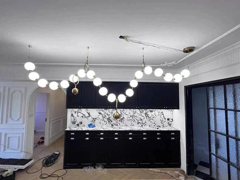 Luminaire Suspension design contemporain en acrylique – Référence : Maren5678-ILLUMEEN.COM