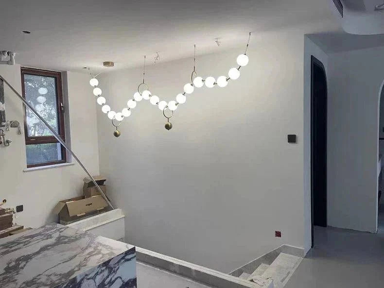 Luminaire Suspension design contemporain en acrylique – Référence : Maren5678-ILLUMEEN.COM