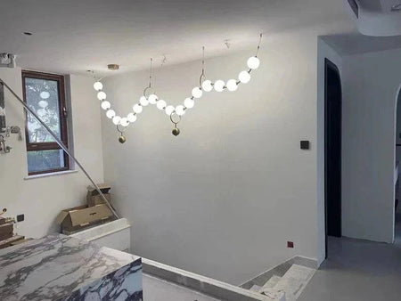 Luminaire Suspension design contemporain en acrylique – Référence : Maren5678-ILLUMEEN.COM