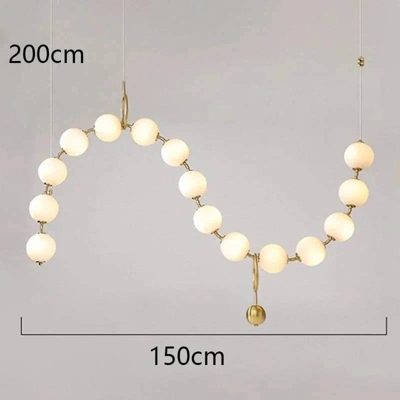 Luminaire Suspension design contemporain en acrylique – Référence : Maren5678-ILLUMEEN.COM