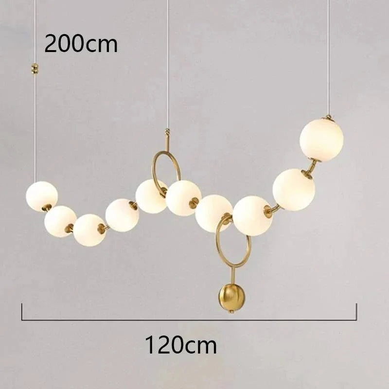 Luminaire Suspension design contemporain en acrylique – Référence : Maren5678-ILLUMEEN.COM