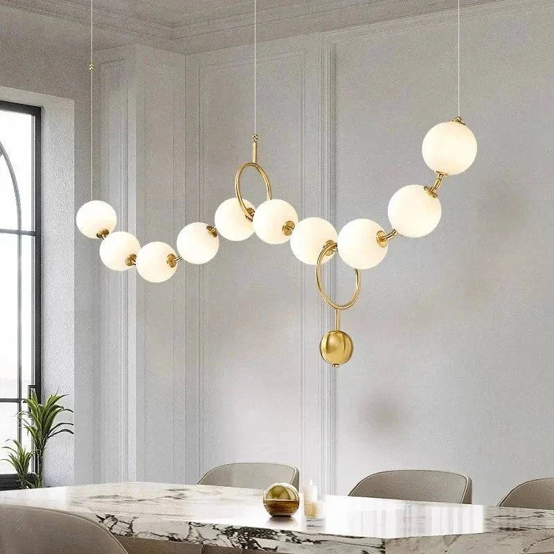 Luminaire Suspension design contemporain en acrylique – Référence : Maren5678-ILLUMEEN.COM