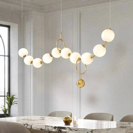 Luminaire Suspension design contemporain en acrylique – Référence : Maren5678-ILLUMEEN.COM