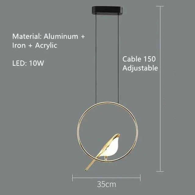 Luminaire Suspension design contemporain en métal – Référence : Marvyn4623-ILLUMEEN.COM