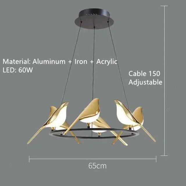 Luminaire Suspension design contemporain en métal – Référence : Marvyn4623-ILLUMEEN.COM