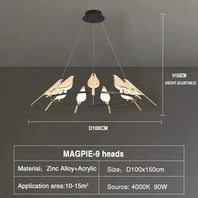 Luminaire Suspension design contemporain en métal – Référence : Marvyn4623-ILLUMEEN.COM