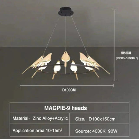 Luminaire Suspension design contemporain en métal – Référence : Marvyn4623-ILLUMEEN.COM